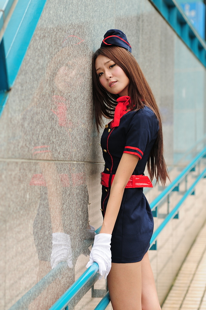 Beautyleg女神-小雪 Winnie-校园制服街拍写真合集 1